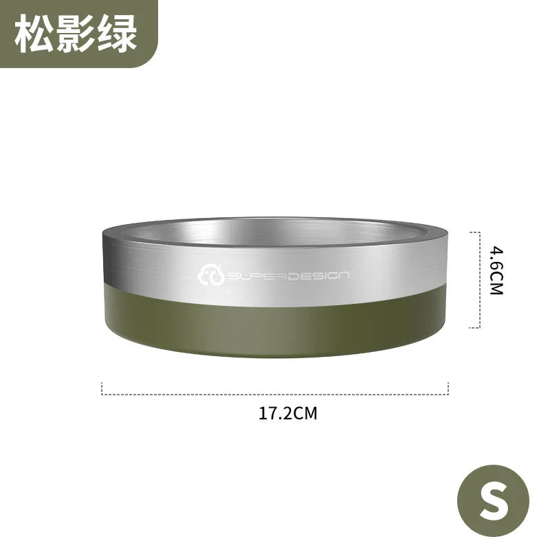 Insulated Stainless Steel Dog Bowl with Non-Slip Base