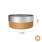 Insulated Stainless Steel Dog Bowl with Non-Slip Base