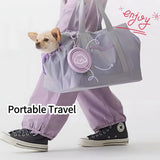 Collapsible Dog Bowl with Carabiner, Portable Silicone Travel Bowl