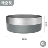 Insulated Stainless Steel Dog Bowl with Non-Slip Base