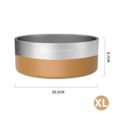 Insulated Stainless Steel Dog Bowl with Non-Slip Base