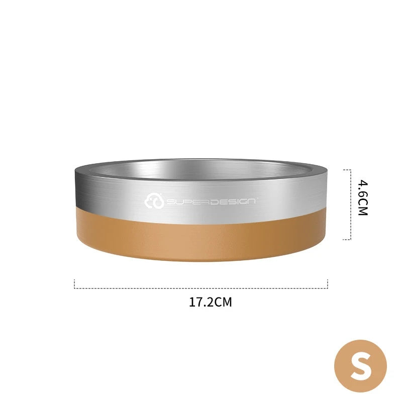 Insulated Stainless Steel Dog Bowl with Non-Slip Base
