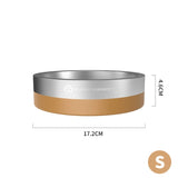 Insulated Stainless Steel Dog Bowl with Non-Slip Base
