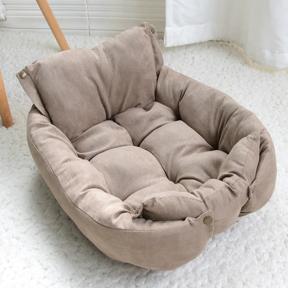 3-in-1 Convertible Dog Bed, Sofa and Mat for Small Dogs and Cats