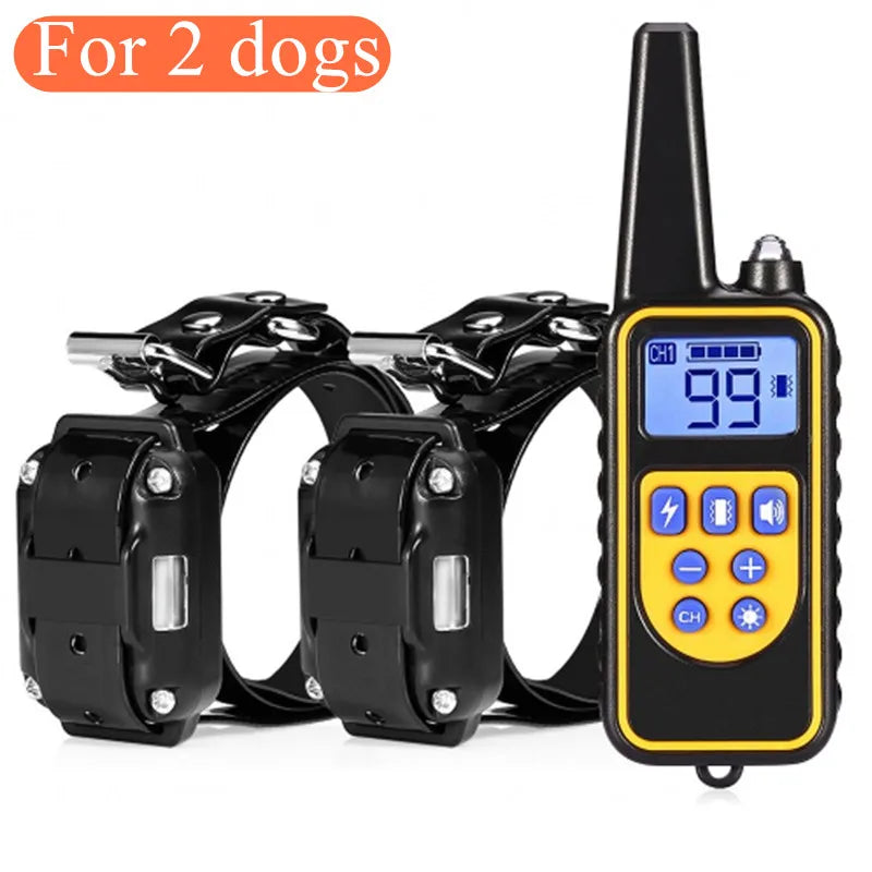 Dog Training Collar with Remote, 1 to 99 Levels, 2600 ft Range