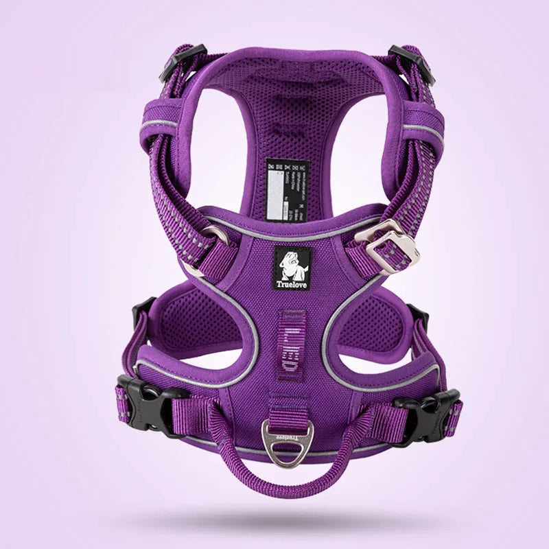 No Pull Dog Harness with Front Clip, Padded and Reflective