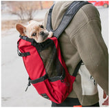 Dog Carrier Backpack with Head-Out Opening for Hiking and Biking