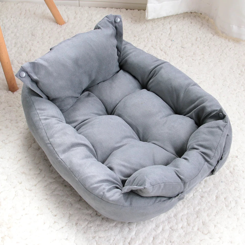 3-in-1 Convertible Dog Bed, Sofa and Mat for Small Dogs and Cats