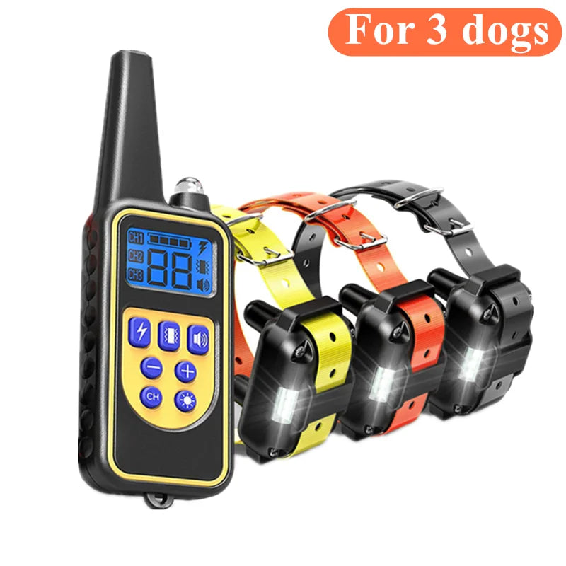 Dog Training Collar with Remote, 1 to 99 Levels, 2600 ft Range