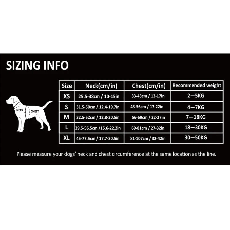 Reflective No Pull Dog Harness with Handle, Adjustable, XS to XL