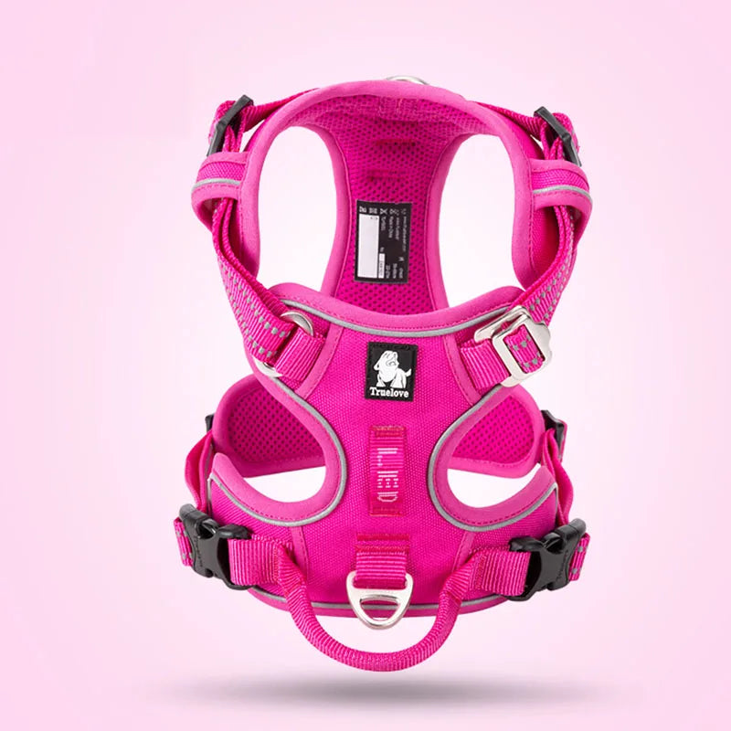 No Pull Dog Harness with Front Clip, Padded and Reflective