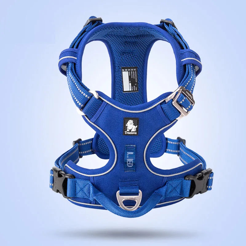 No Pull Dog Harness with Front Clip, Padded and Reflective