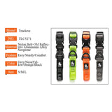 Reflective Padded Dog Collar with Aluminum D-Ring, S-L