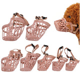Adjustable Basket Dog Muzzle with Breathable Design in 7 Sizes