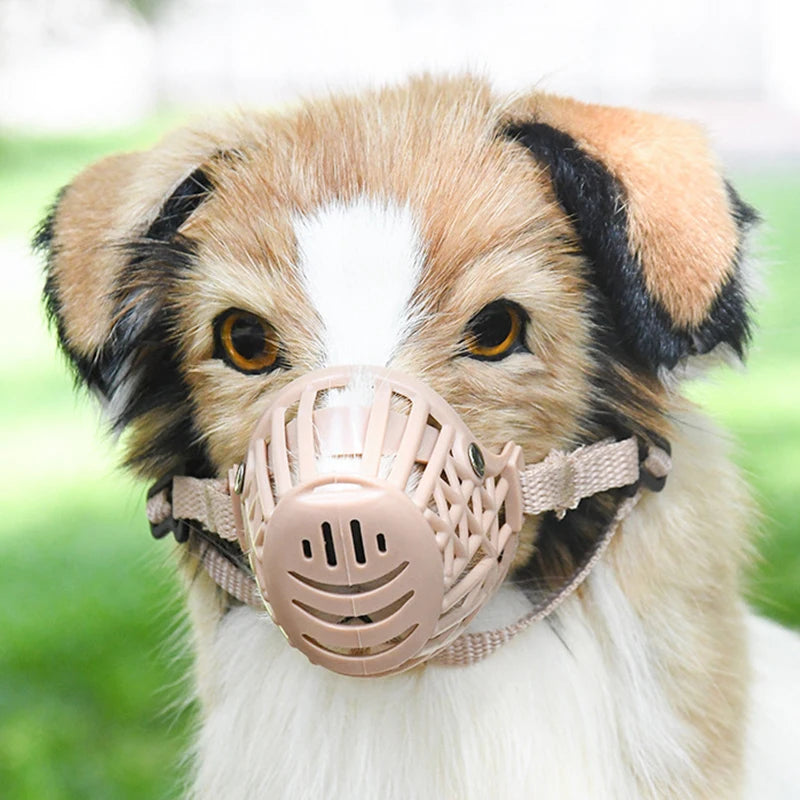 Adjustable Basket Dog Muzzle with Breathable Design in 7 Sizes