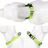 Reflective Padded Dog Collar with Aluminum D-Ring, S-L