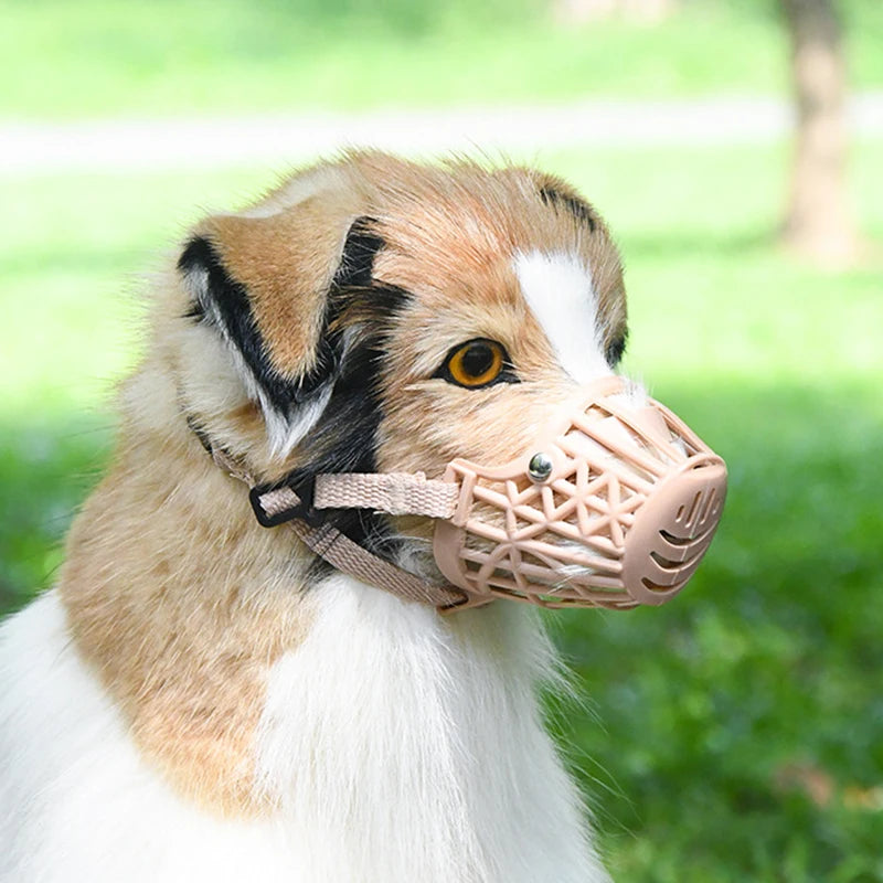Adjustable Basket Dog Muzzle with Breathable Design in 7 Sizes