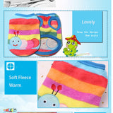 Rainbow Striped Dog Vest with Caterpillar Design for Small Dogs