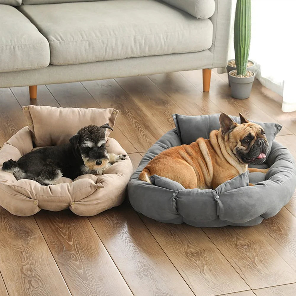 3-in-1 Convertible Dog Bed, Sofa and Mat for Small Dogs and Cats