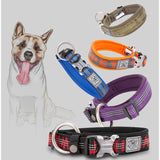 Quick Release Padded Dog Collar with Reflective Stitching, 5 Colors