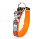 Quick Release Padded Dog Collar with Reflective Stitching, 5 Colors