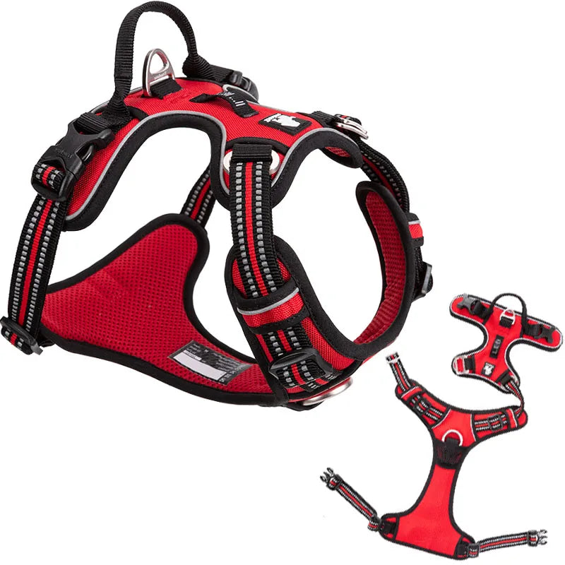 No Pull Dog Harness with Front Clip, Padded and Reflective