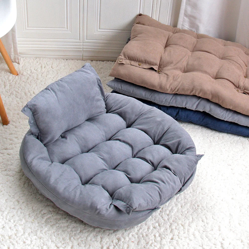 3-in-1 Convertible Dog Bed, Sofa and Mat for Small Dogs and Cats