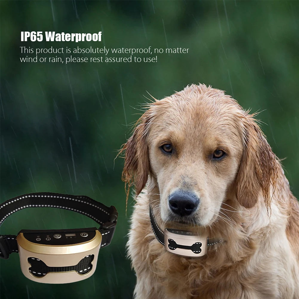 Rechargeable Bark Collar for Dogs with Beep and Static Modes