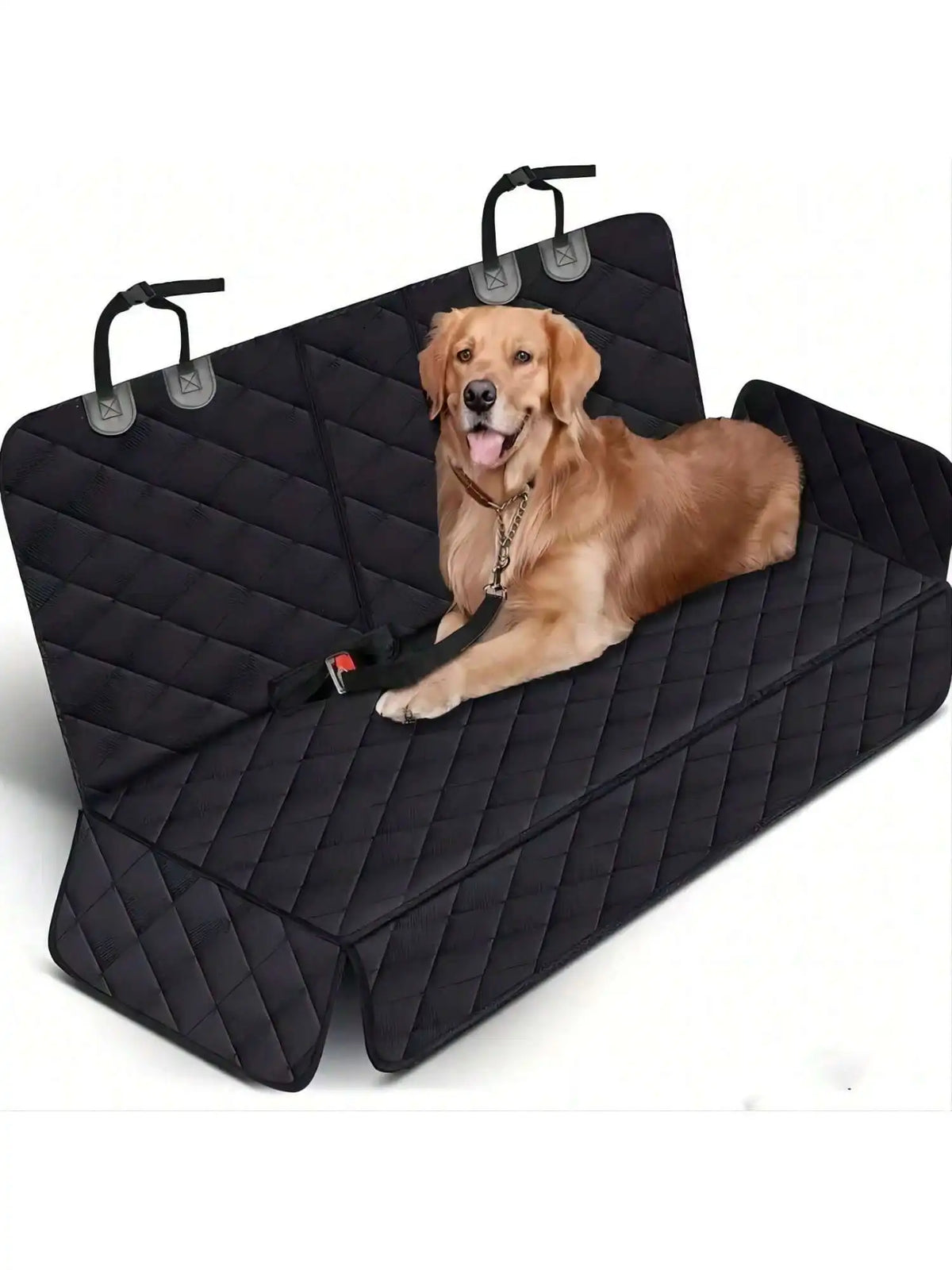 Waterproof Dog Car Seat Cover for Back Seat with Side Flaps