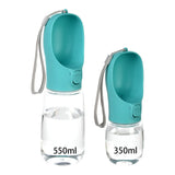 Portable Dog Water Bottle with Bowl, 12 oz or 18 oz