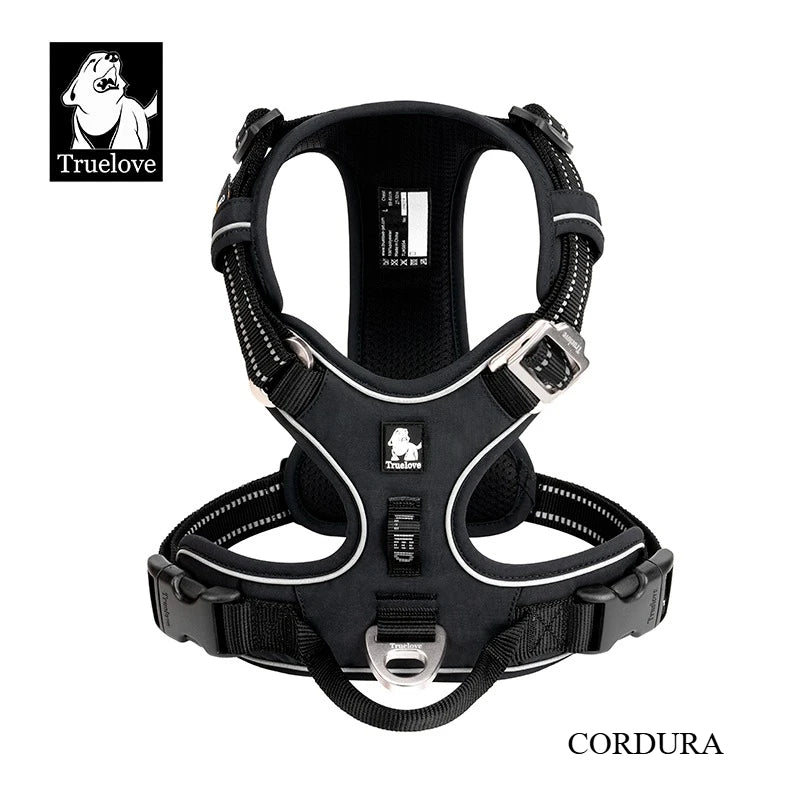 Reflective Dog Harness with Handle, Padded and Adjustable