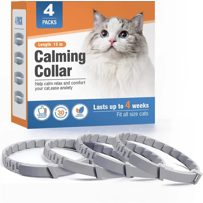 Dog Calming Collar 3 or 4 Pack, Pheromone Collars for Months of Use