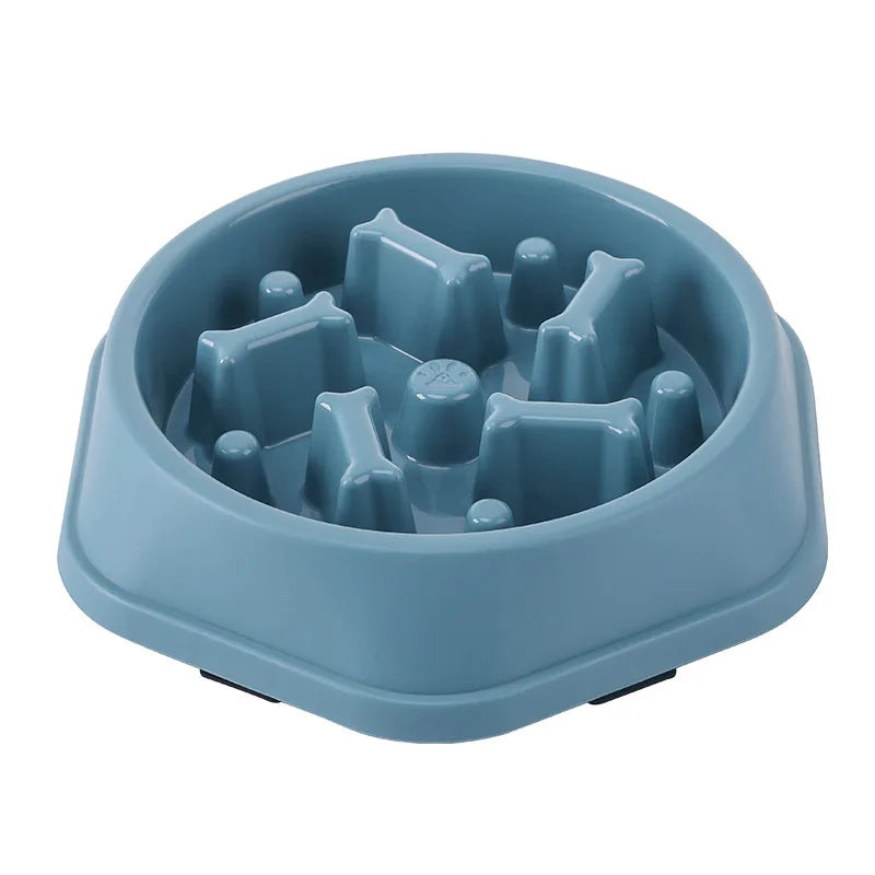 Slow Feeder Dog Bowl with Anti-Slip Base for Fast Eaters