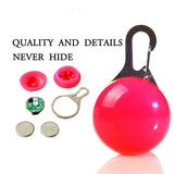 LED Dog Collar Light Pendant with 3 Modes, 6 Colors