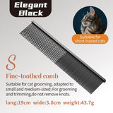 Stainless Steel Dog Grooming Comb with Tapered Pins, 4 Styles