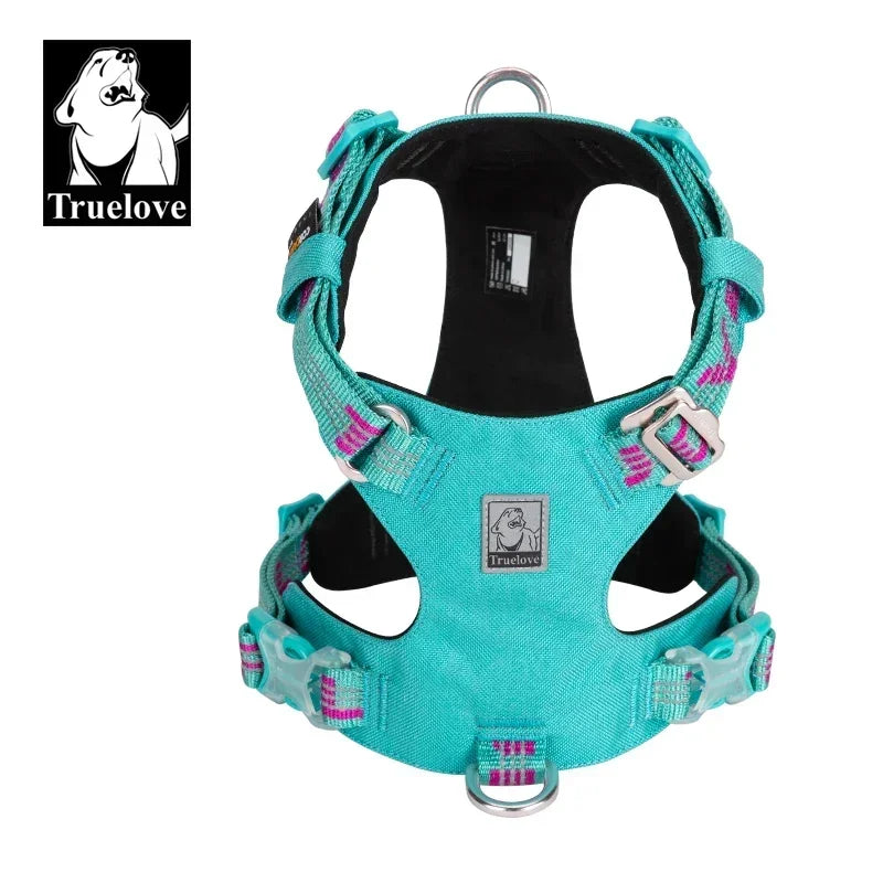 Lightweight Dog Harness with Aluminum D-Ring, Sizes XXS-XL