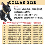Cuban Link Dog Chain Necklace with Zirconia Stones, 6 Colors