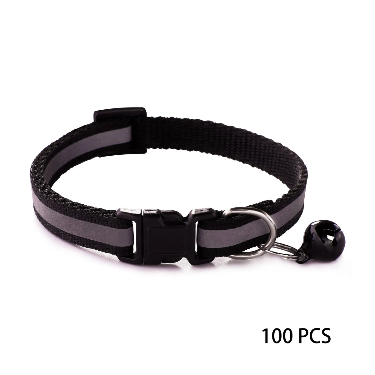 Adjustable Puppy Collar with Small Bell, 7.5 to 12.6 in