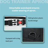 Dog Training Apron with Pockets, Water-Resistant and Adjustable
