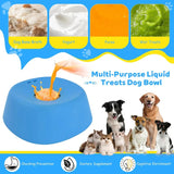 Non-Slip Slow Feeder Dog Bowl, 3/4 Cup, Lick Toy for Treats