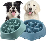 Slow Feeder Dog Bowl with Anti-Slip Base for Fast Eaters