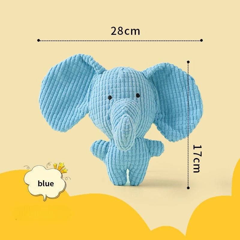 Plush Sleeping Duck Dog Toy with Duck Sound