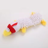 Squeaky Plush Dog Toy with Soft Mop Texture