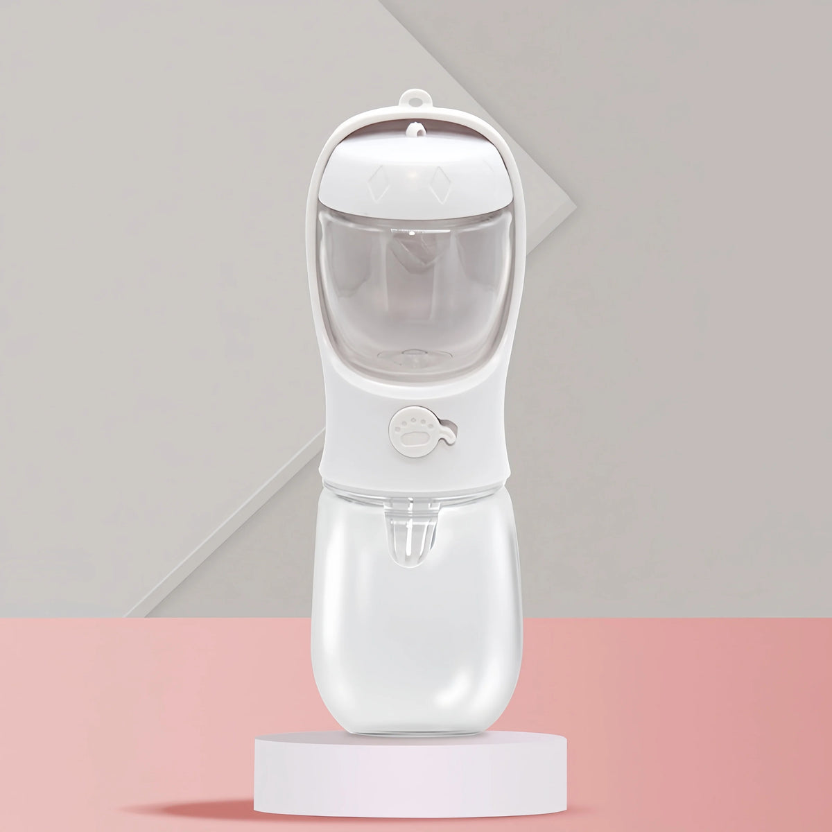 Portable Dog Water Bottle with Food Container for Walks
