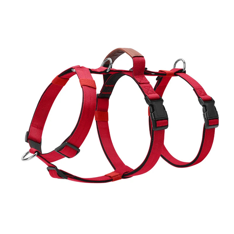 Adjustable Nylon Vest Harness for Large Dogs, M to XL
