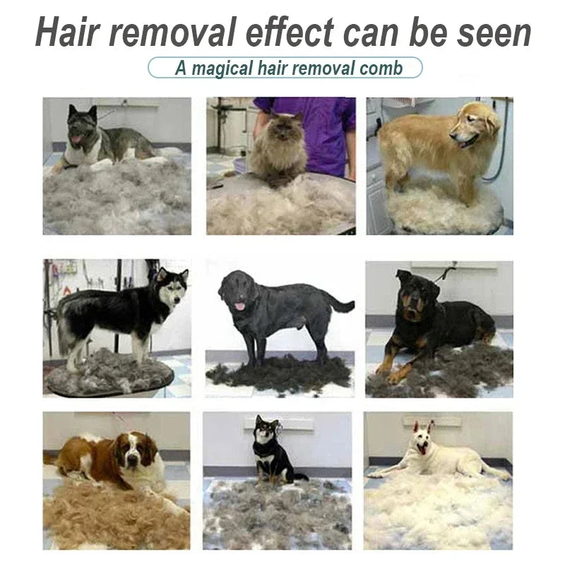 Dog Deshedding Brush for Undercoat, Long and Short Hair