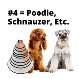 Dog Recovery Cone Collar, Adjustable E-Collar in 9 Sizes