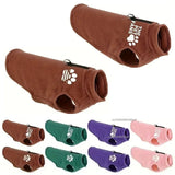Fleece Dog Sweater for Small Dogs, Warm Winter Pet Coat