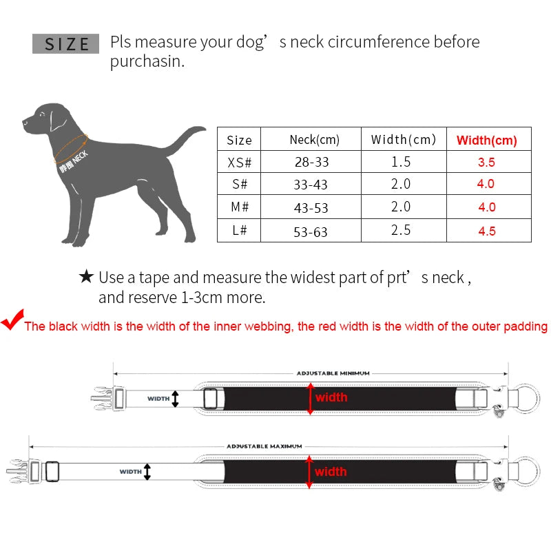 Reflective AirTag Dog Collar with Breakaway Buckle, Lightweight Nylon