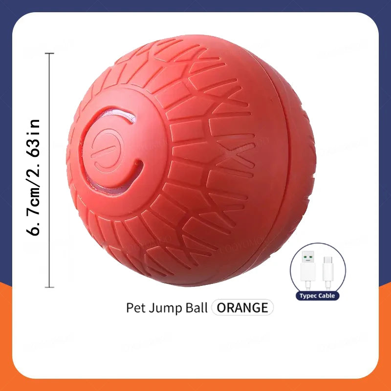 Smart Rolling Dog Ball That Moves on Its Own, USB Rechargeable